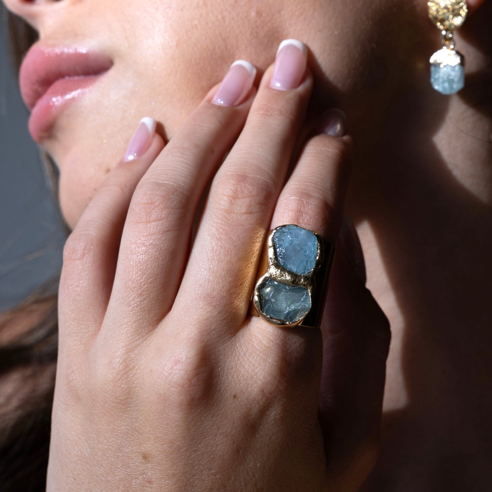Double Birthstone Ring