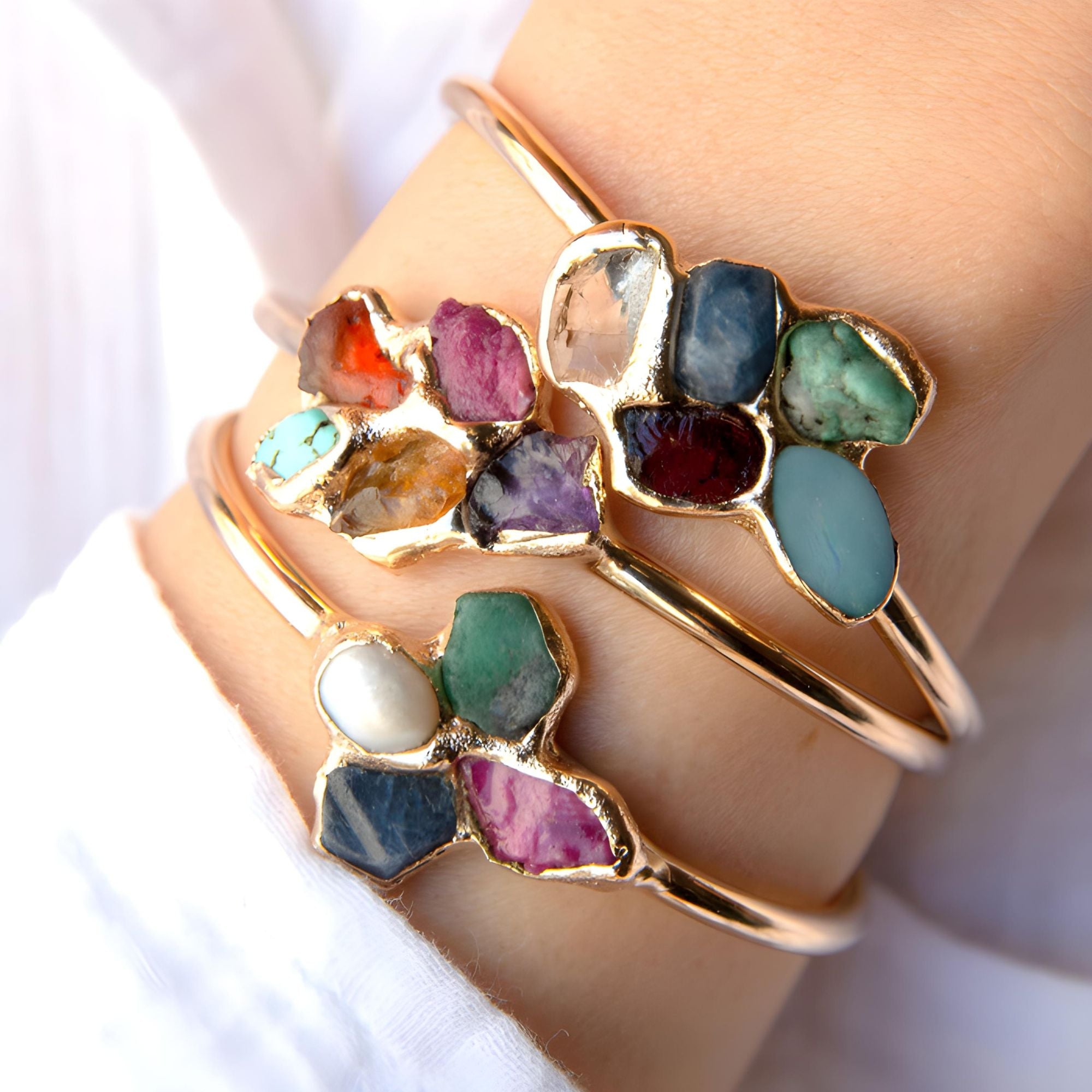 Birthstone Bracelet - Cluster