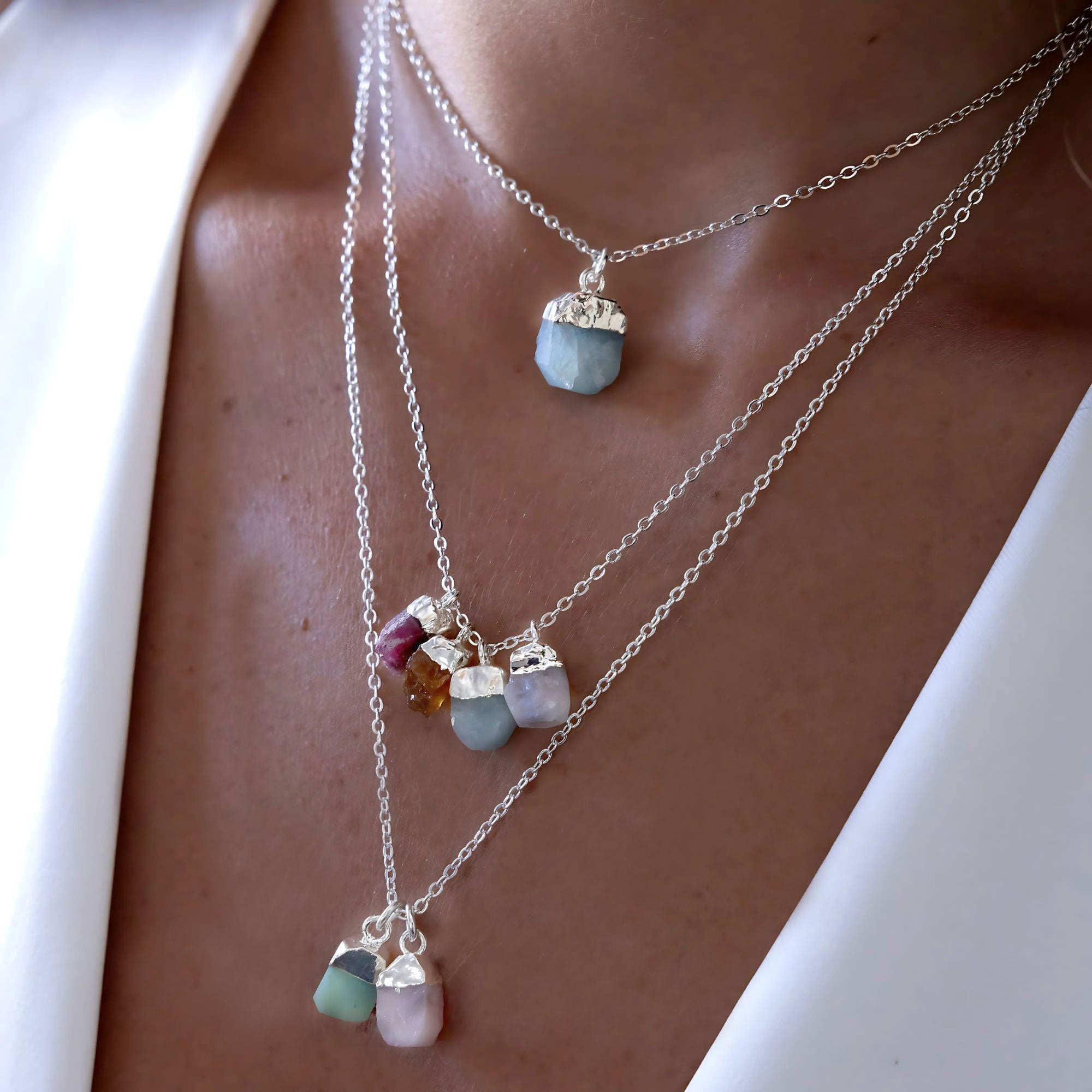 Birthstone Charm Necklace