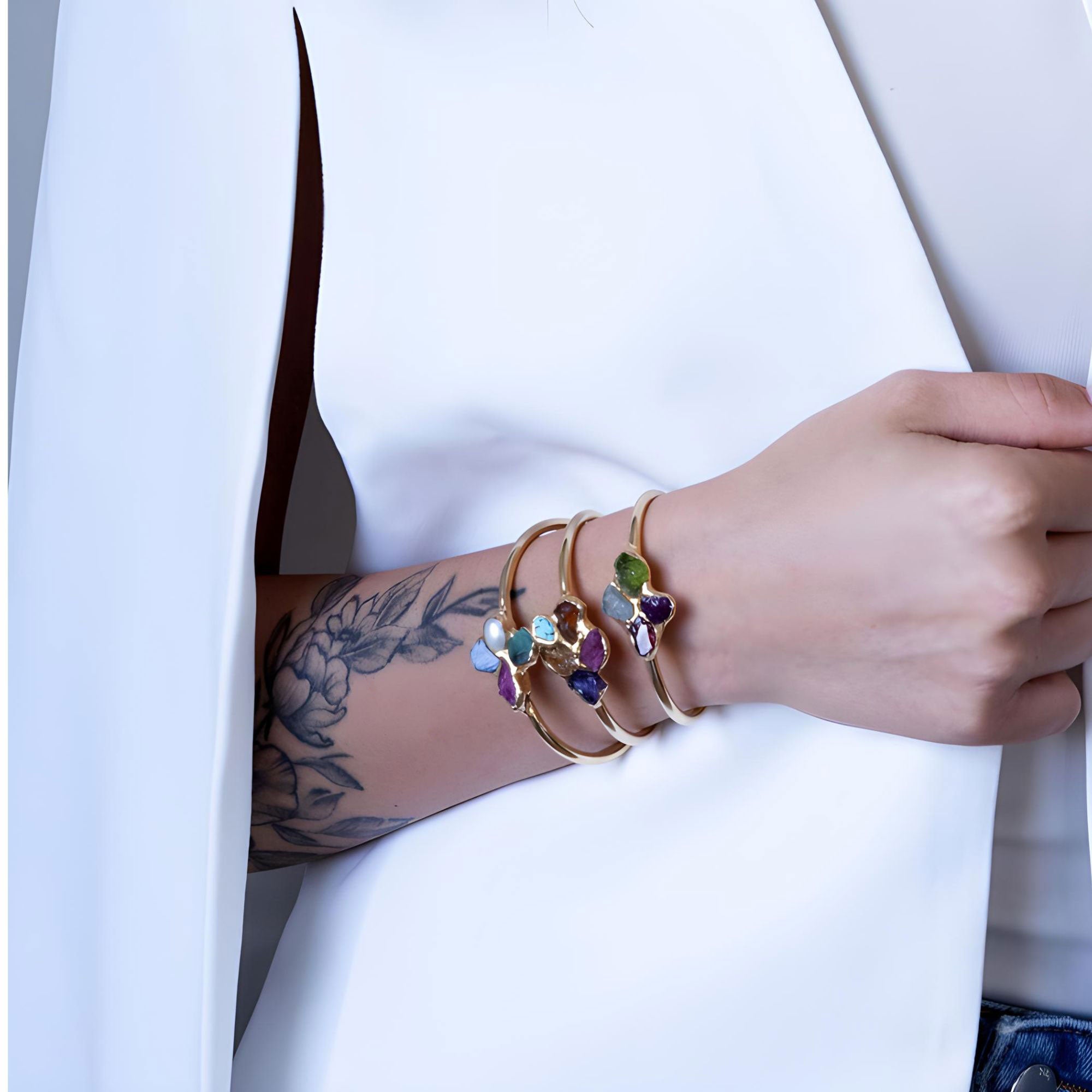 Birthstone Bracelet - Cluster