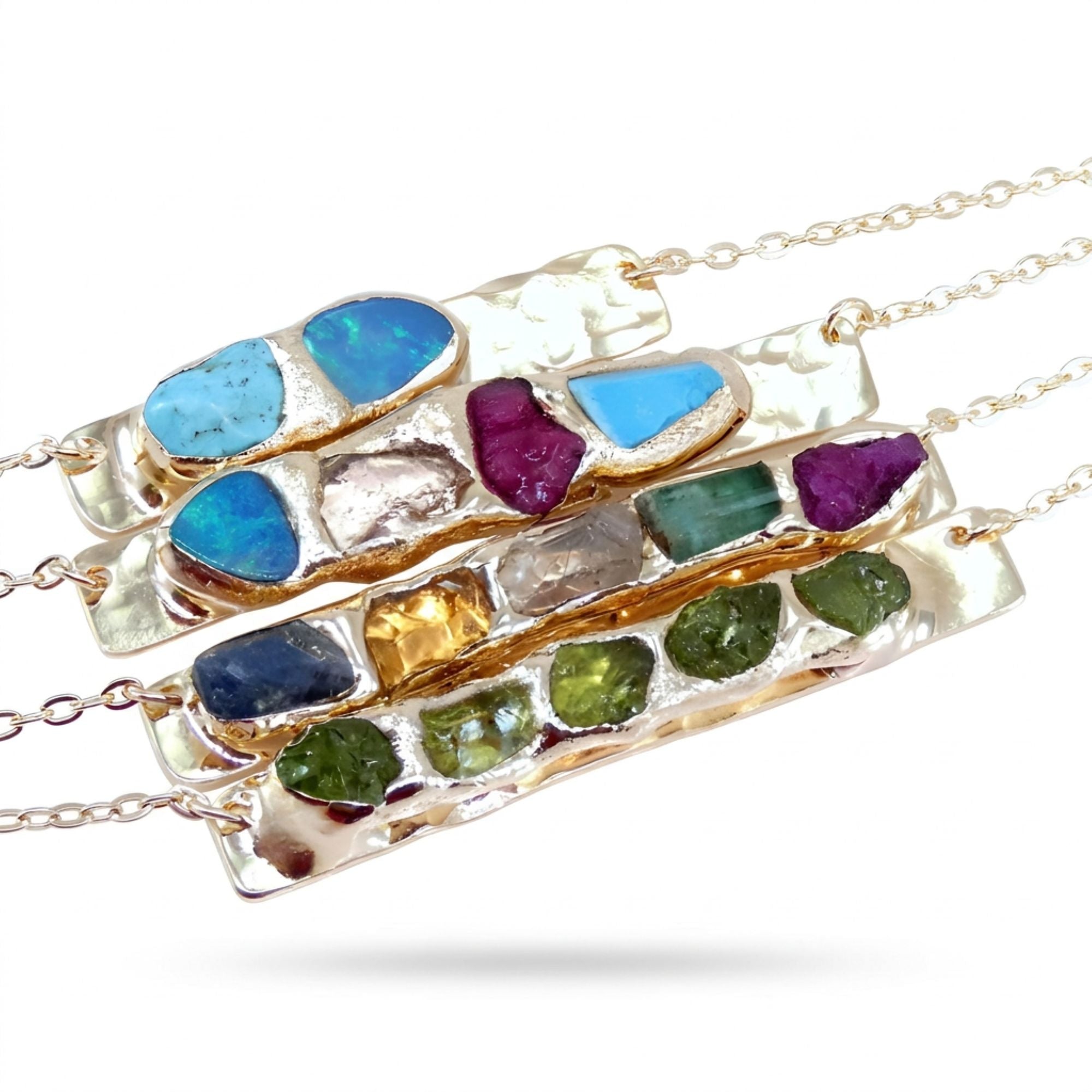 Birthstone Bar Necklace - Horizon