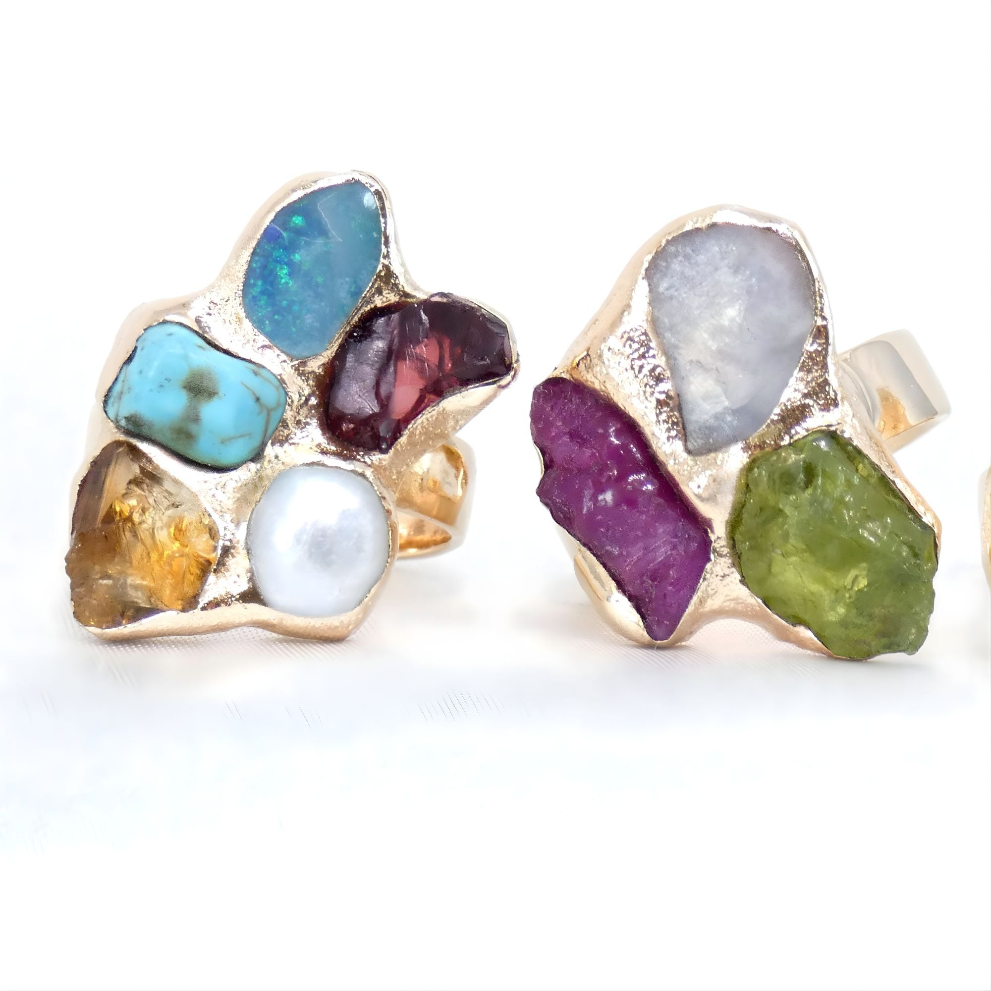 Birthstone Cluster Ring