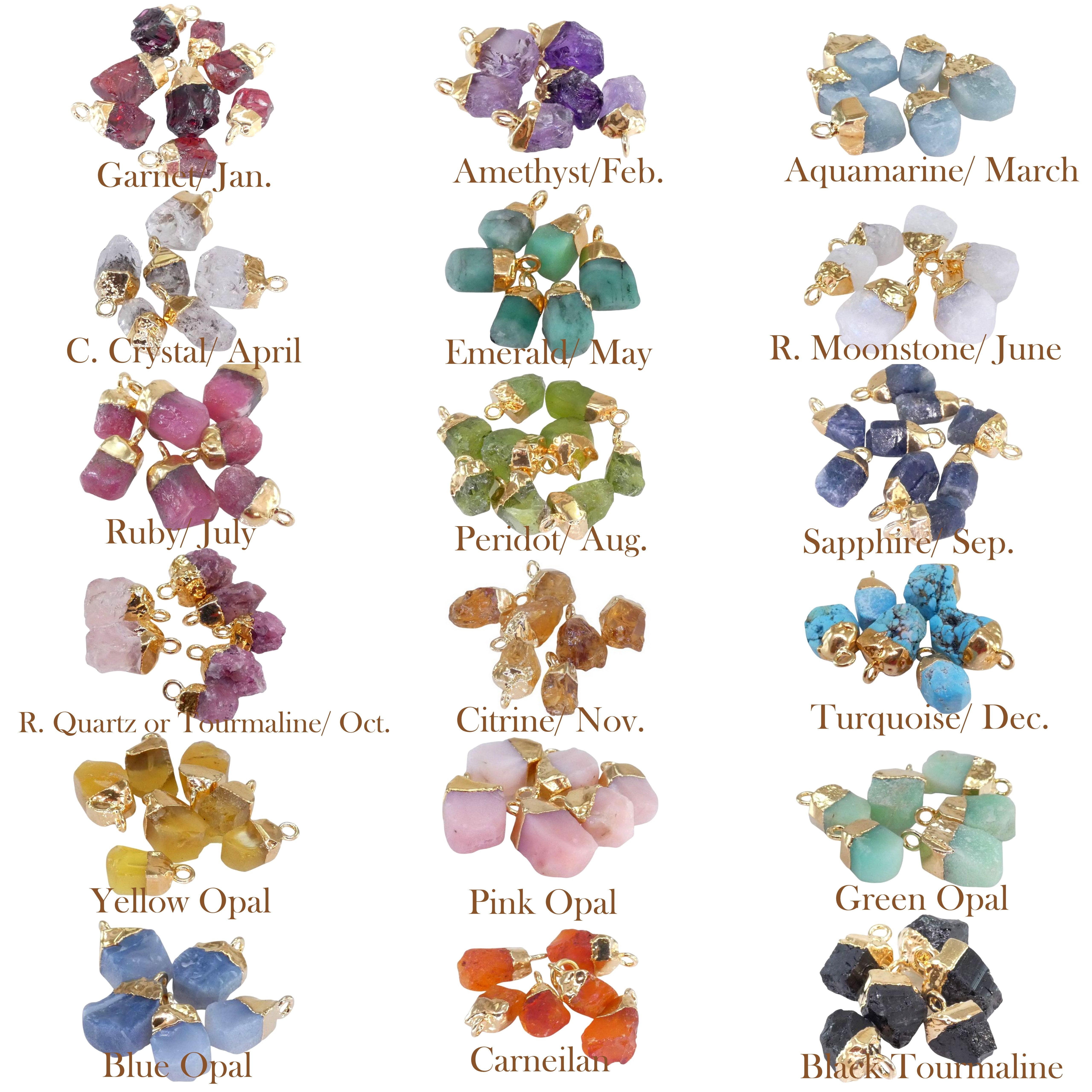 Birthstone Charm Necklace