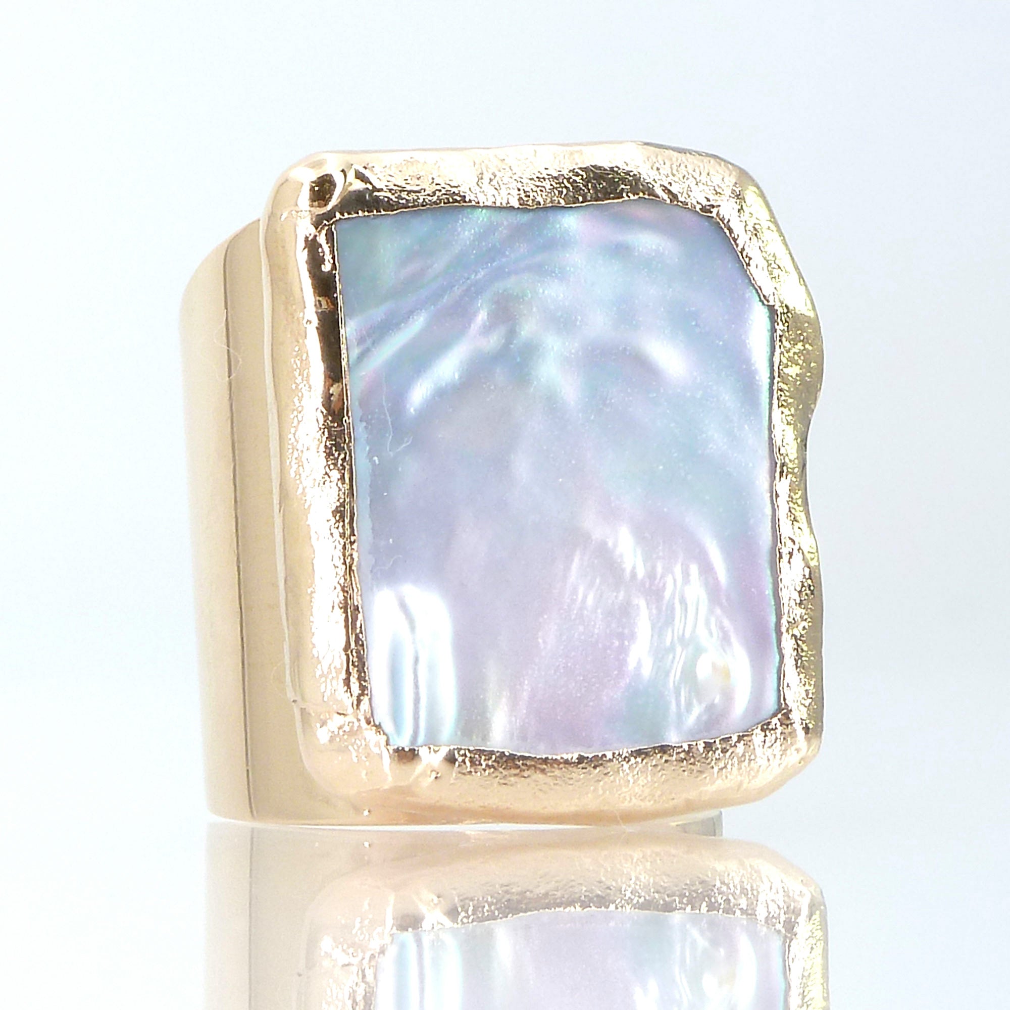 NEW// Pearl Square Ring.
