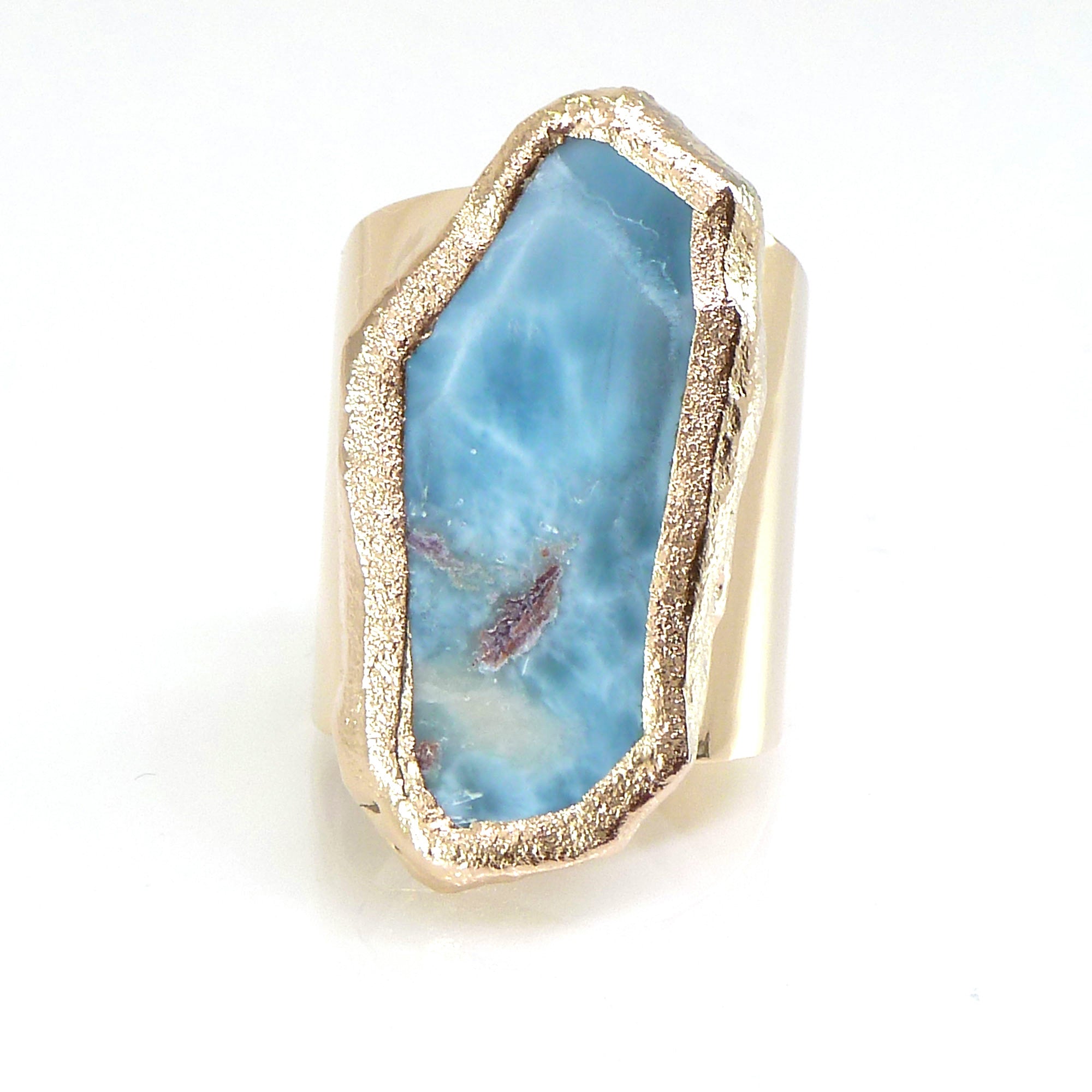 Large Larimar Ring
