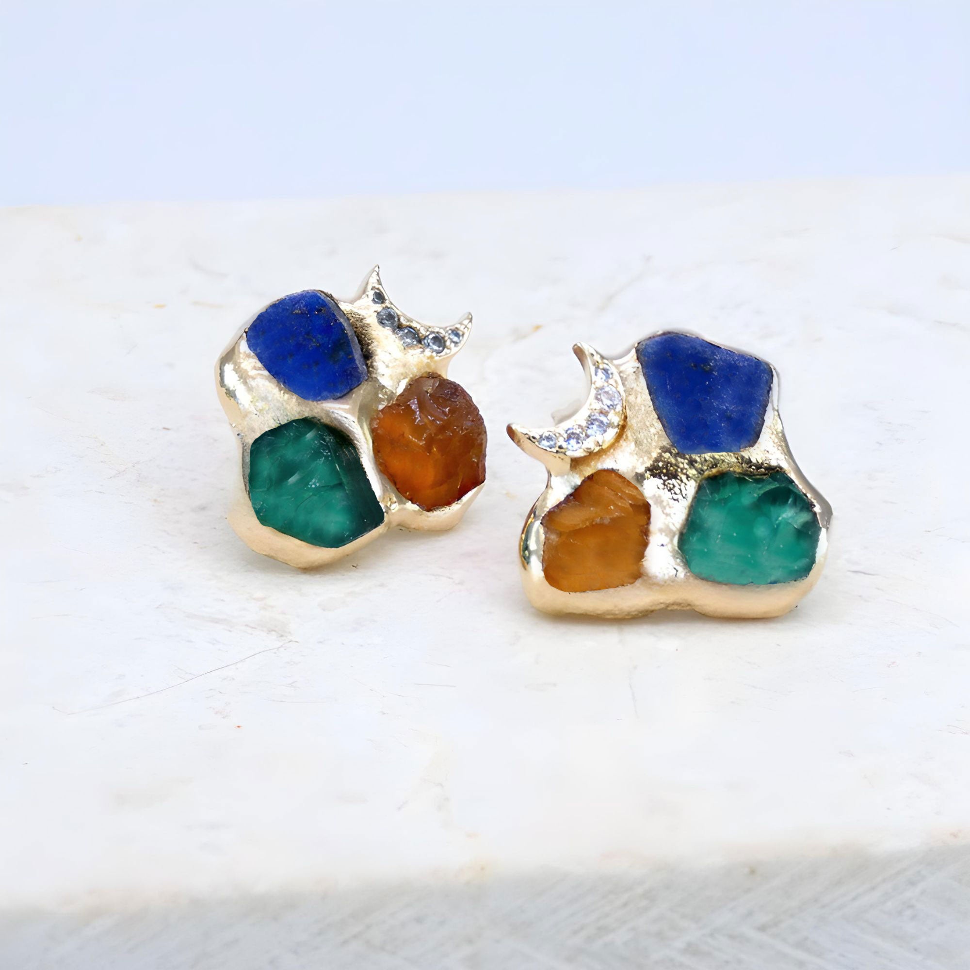 Cluster Stud Earrings