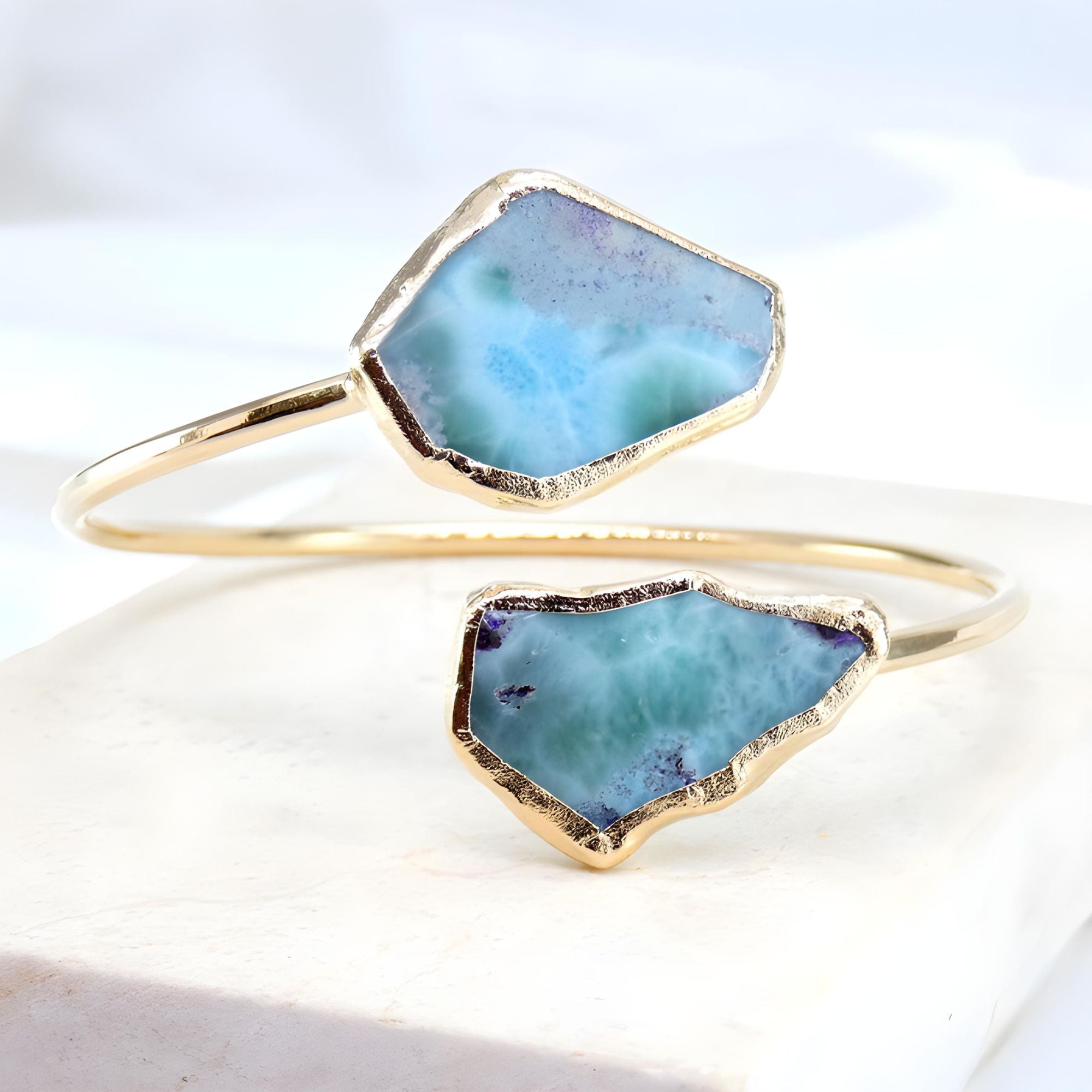 Larimar Double Bracelet