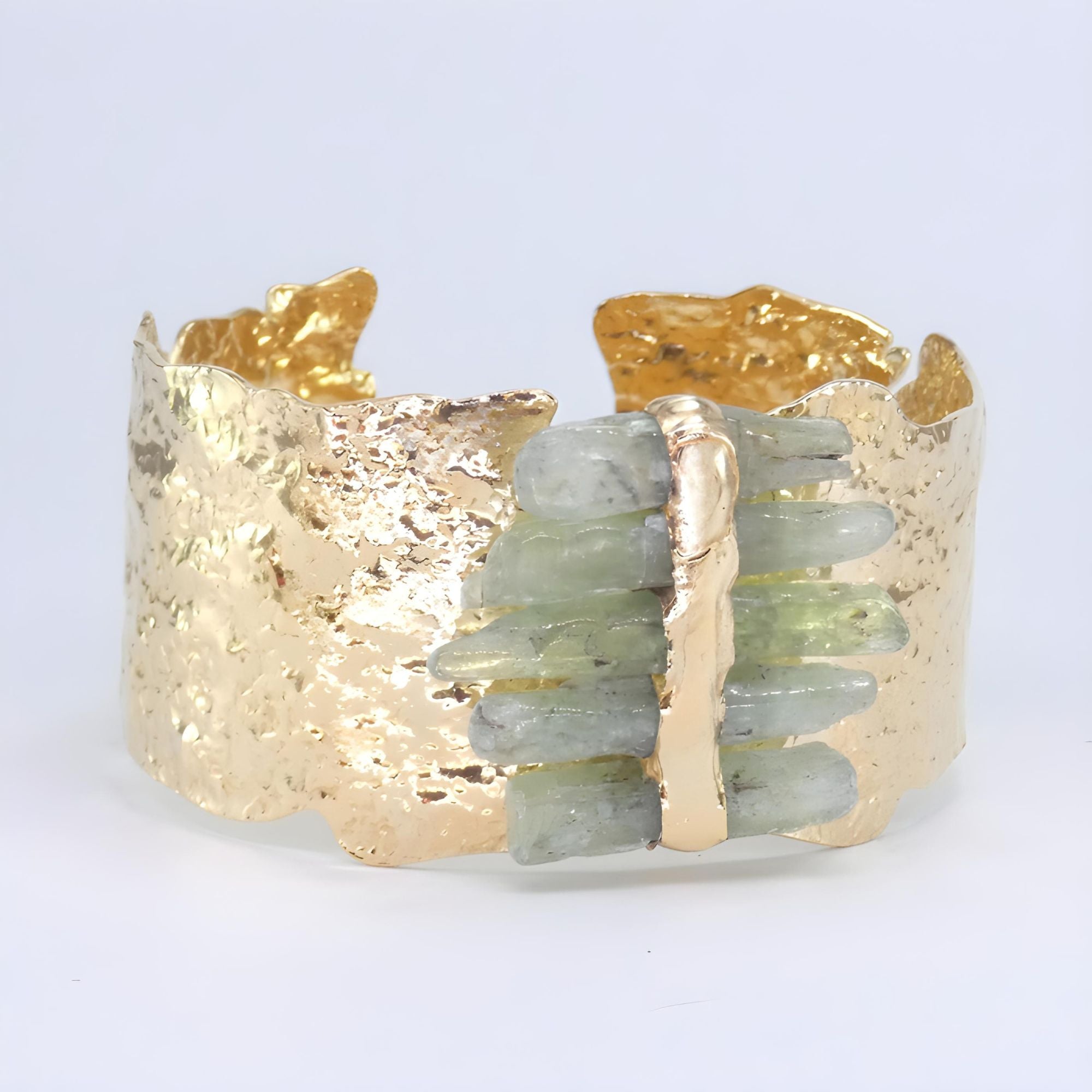 Kyanite Wide Bracelet