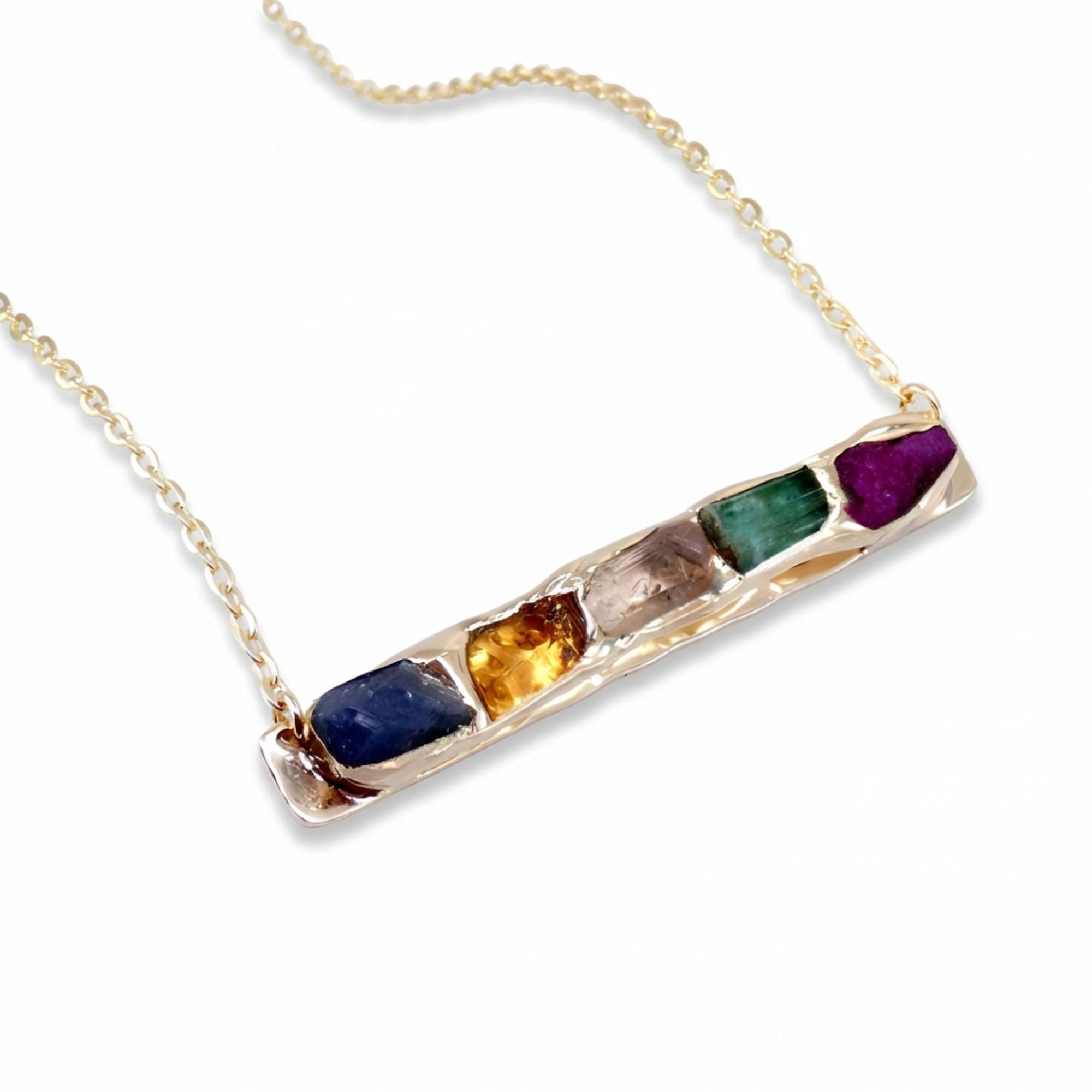 Birthstone Bar Necklace - Horizon
