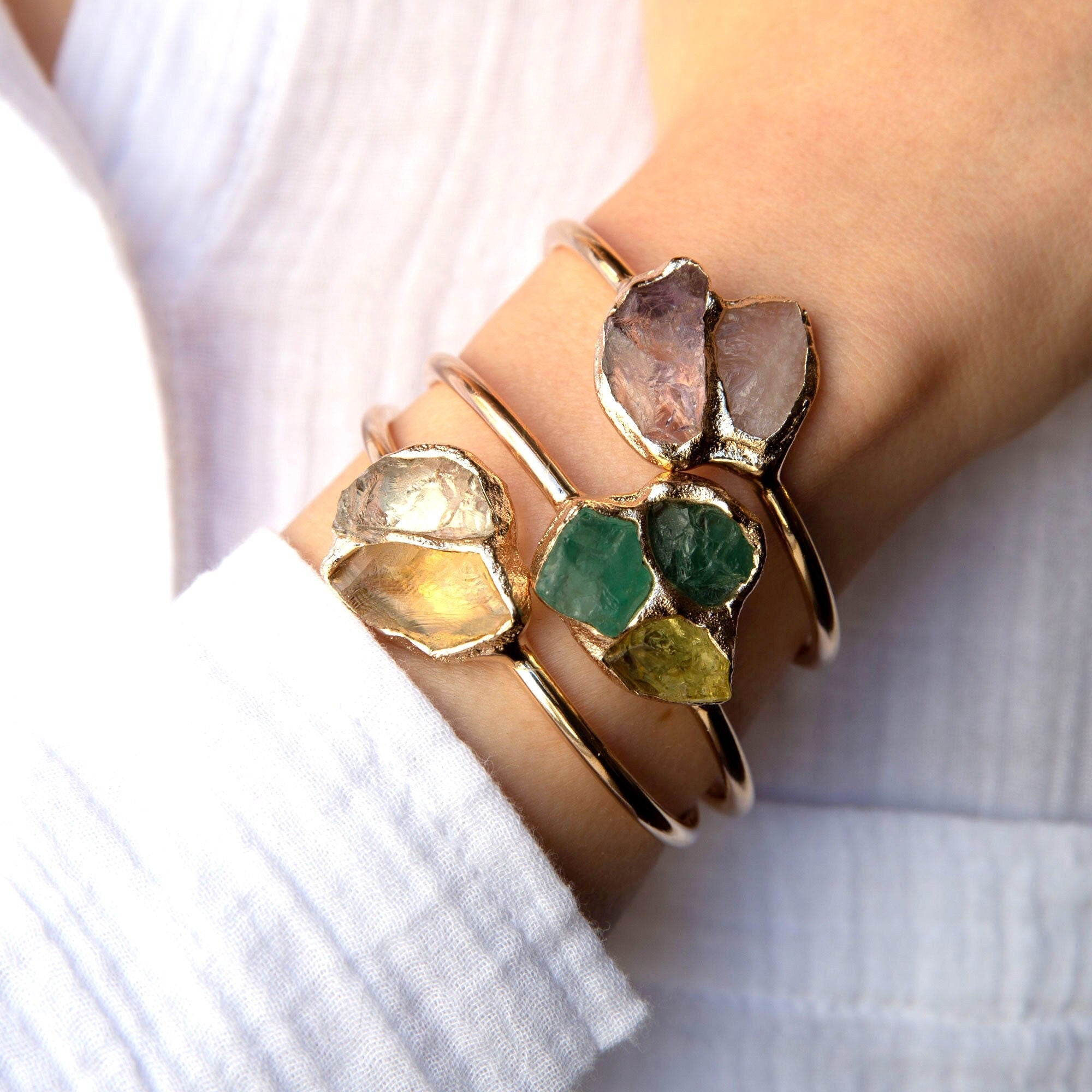 Colorful Gemstone Bracelet