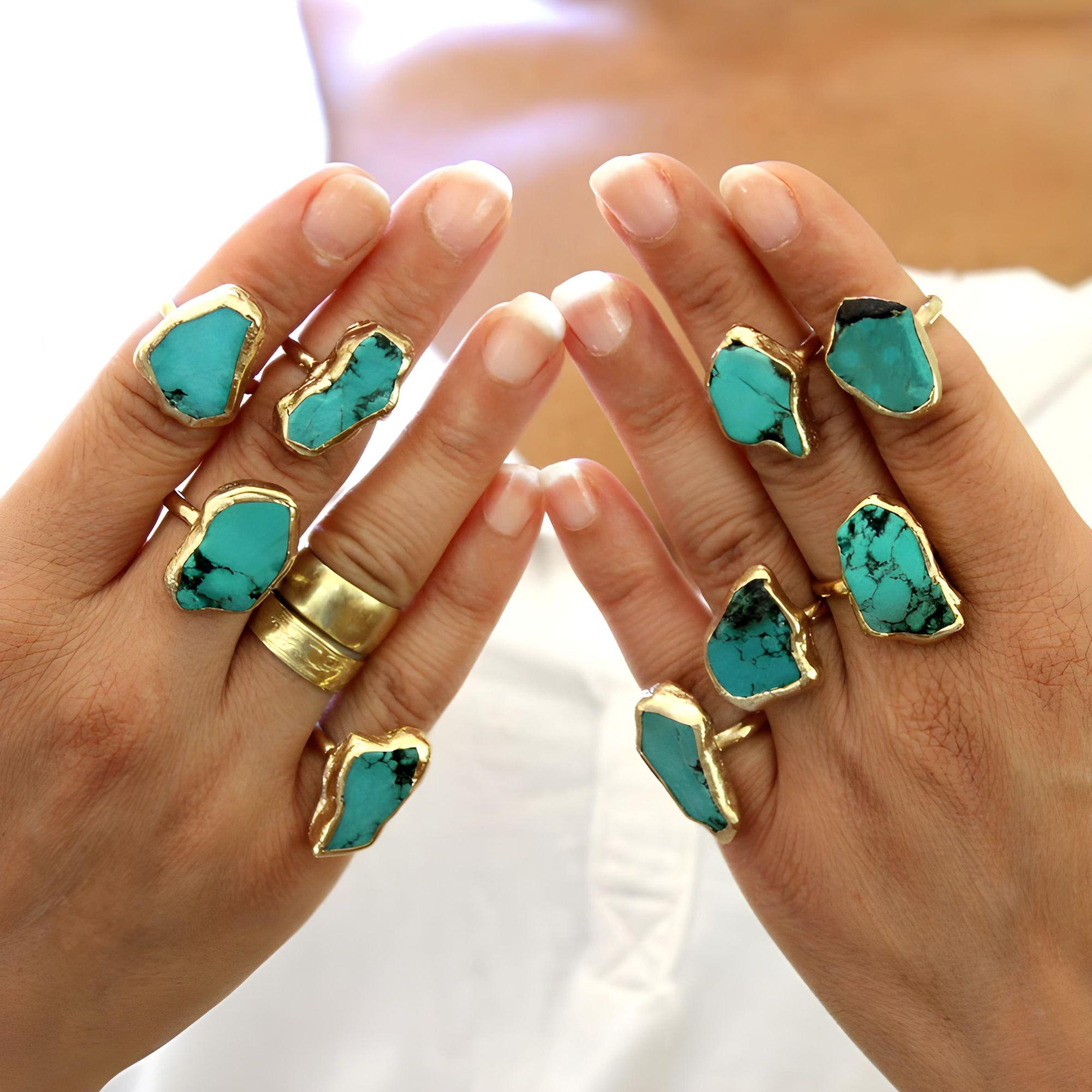 Raw Turquoise Ring