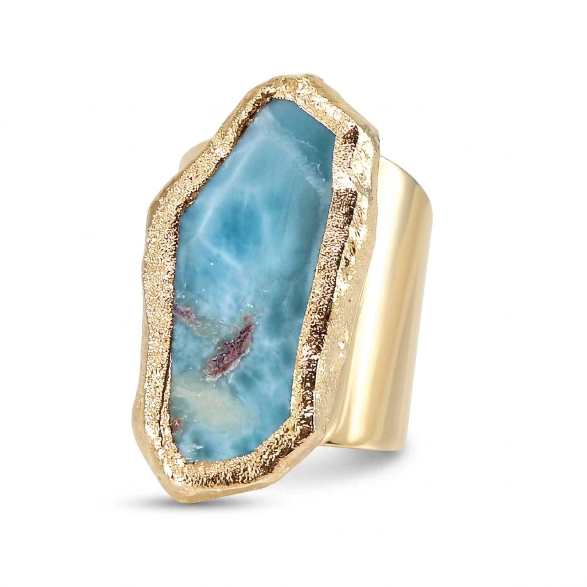Large Larimar Ring