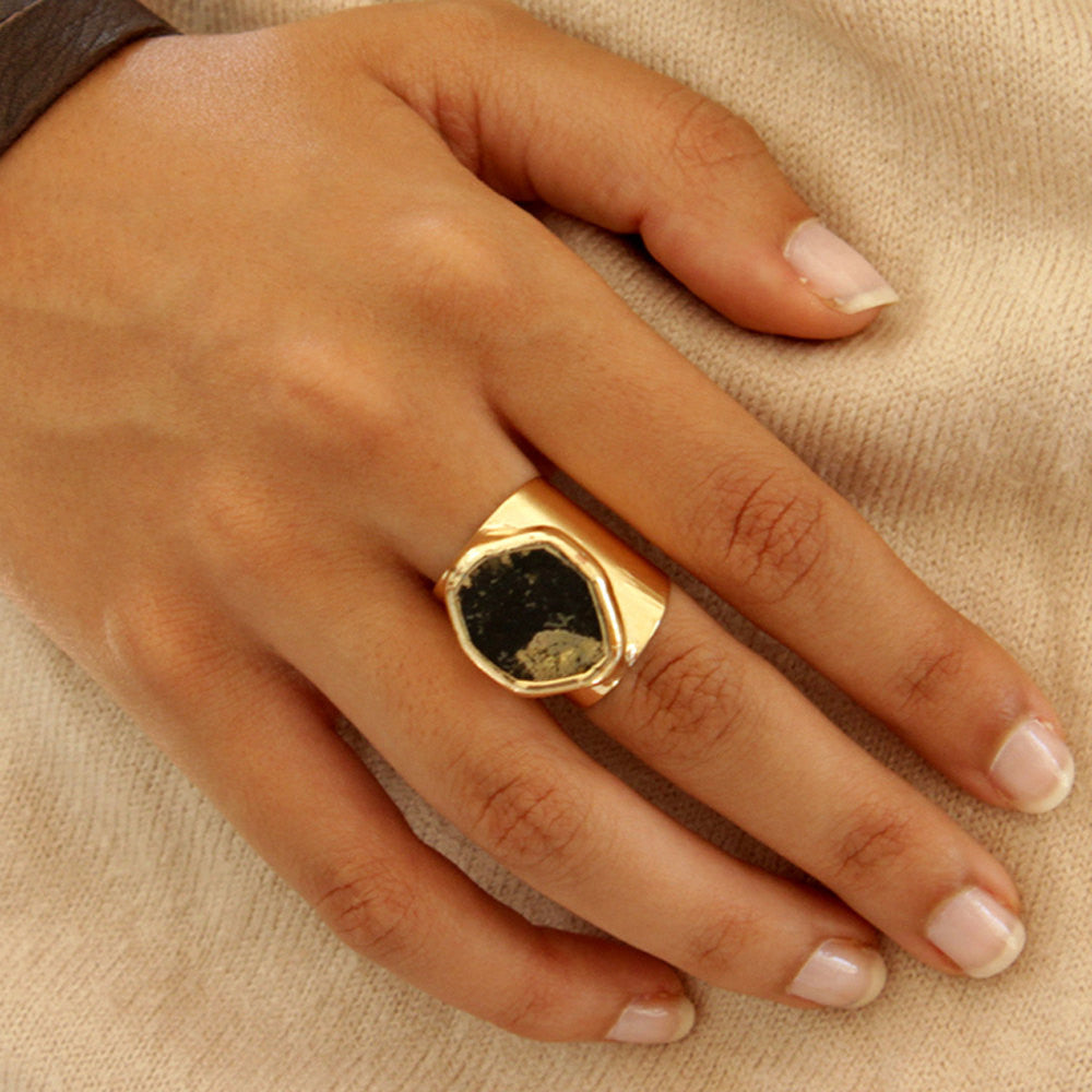Pyrite Ring.