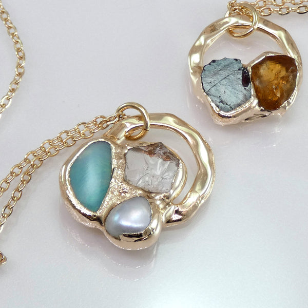 Mothers Meaningful Personalized Necklace.