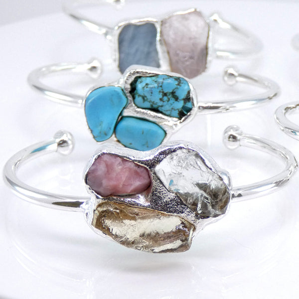 Custom Gemstone Bracelet, Personalized Gift.