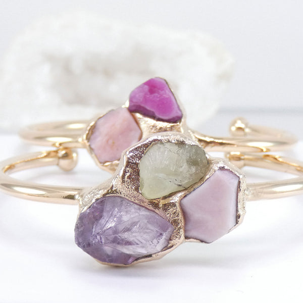 Custom Gemstone Bracelet, Personalized Gift.