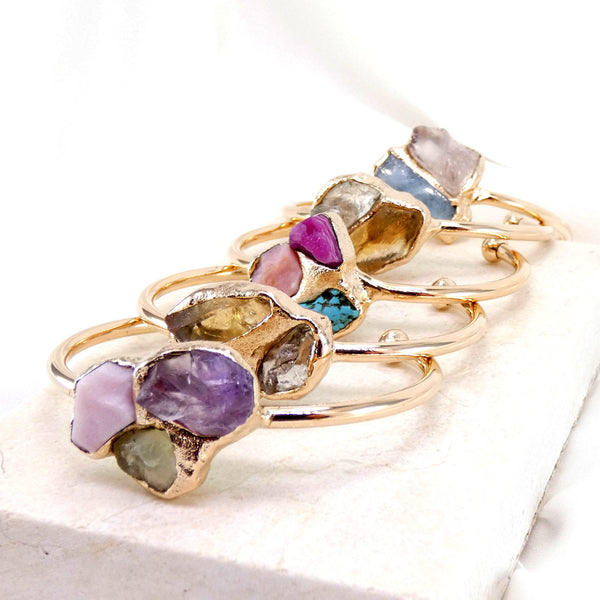 Custom Gemstone Bracelet, Personalized Gift.