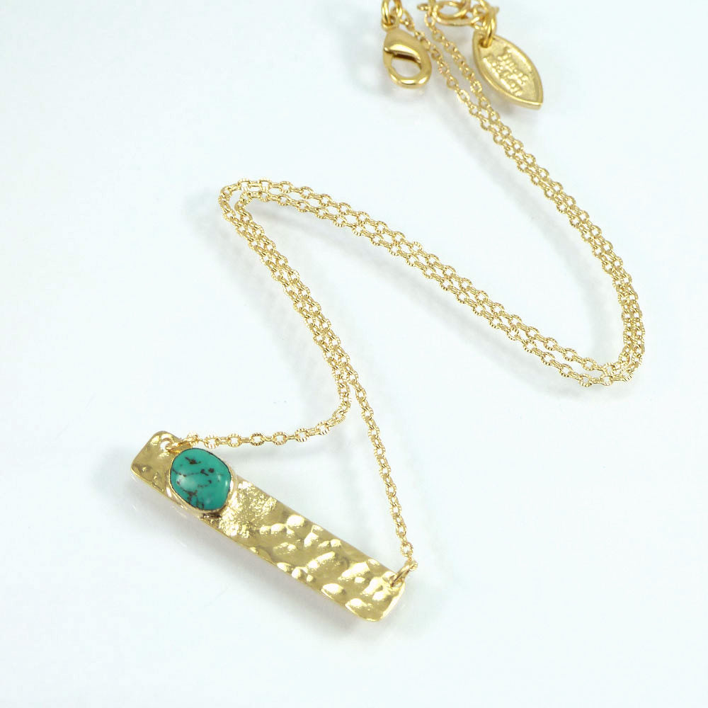 Birthstone Bar  Necklace - Horizon