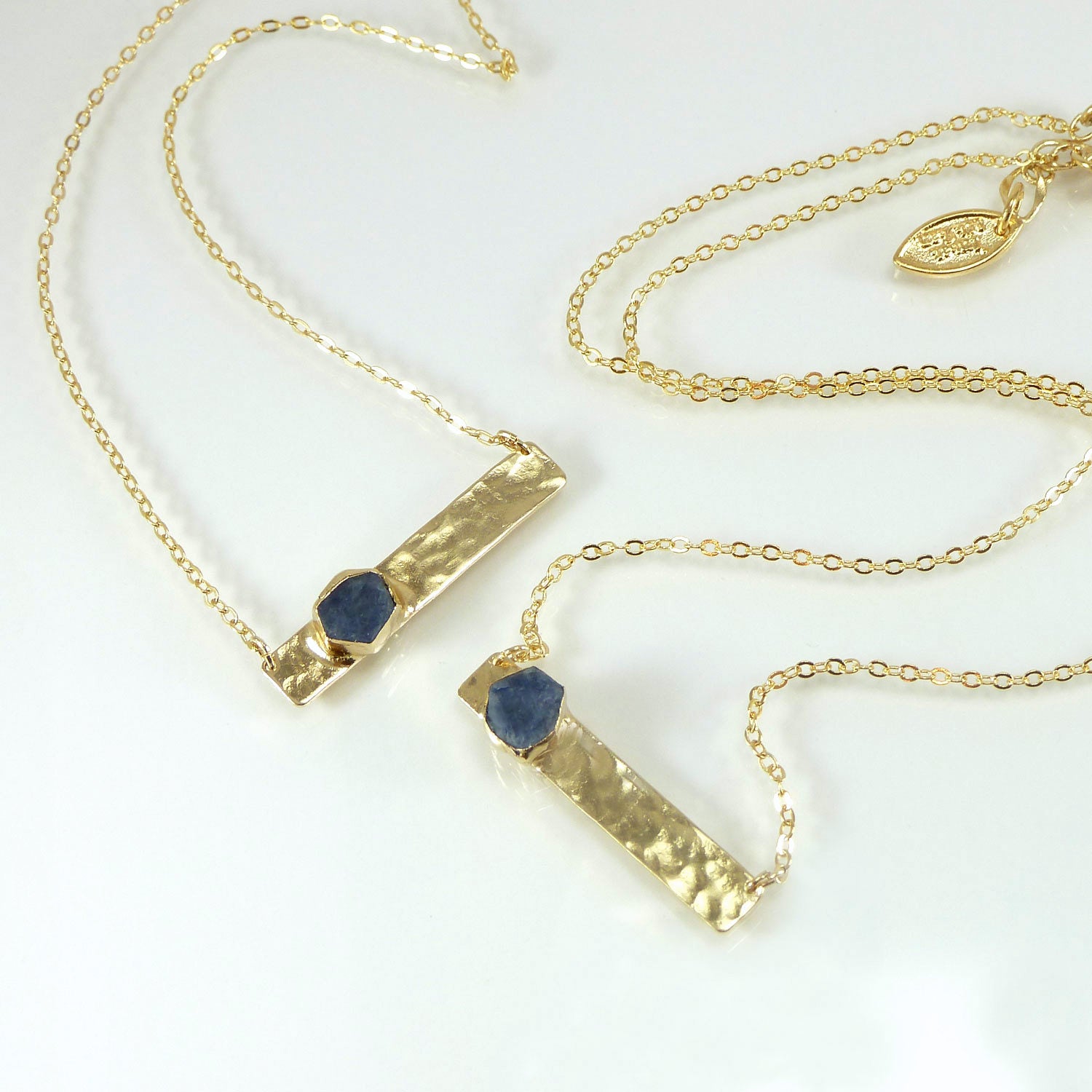 Birthstone Bar  Necklace - Horizon