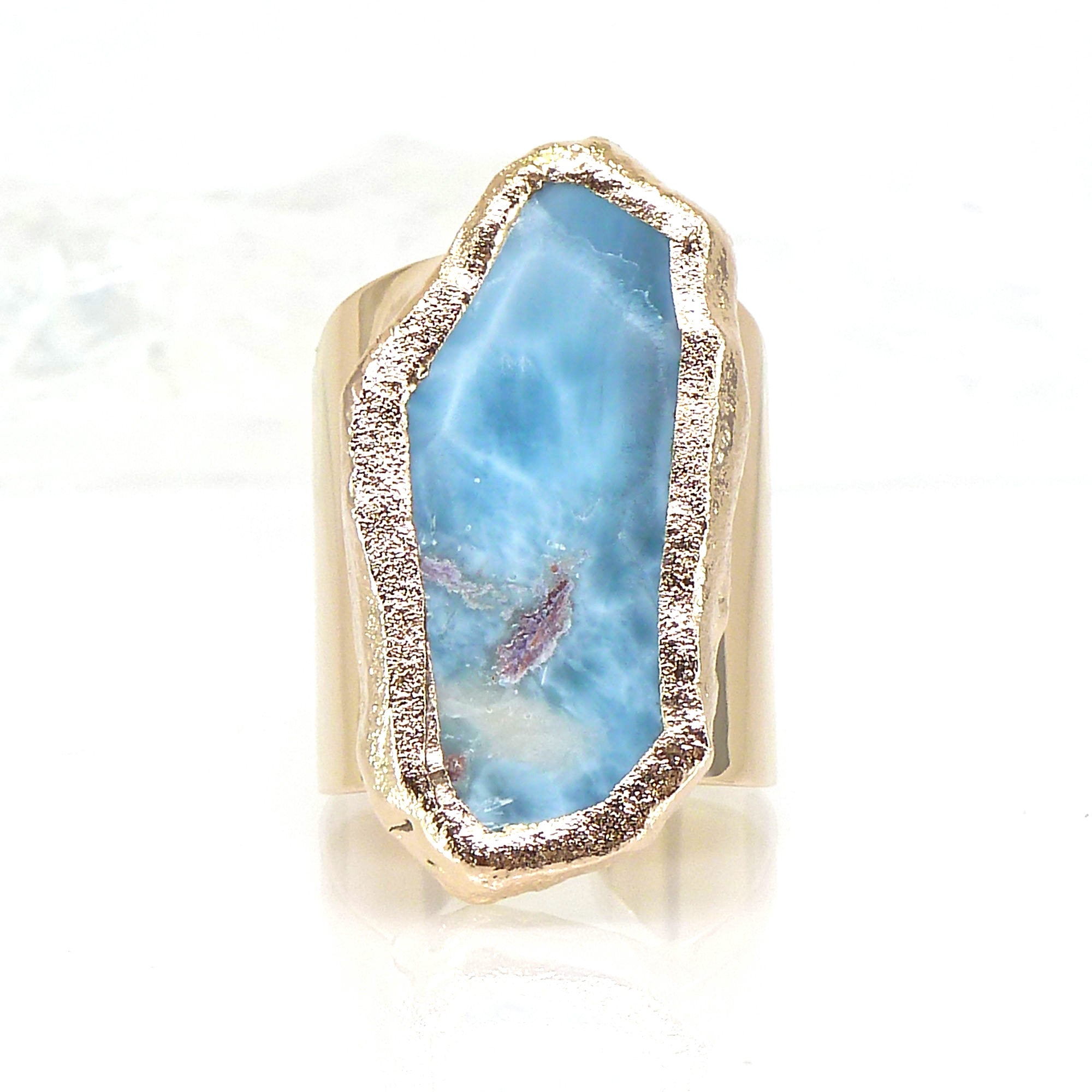 Large Larimar Ring