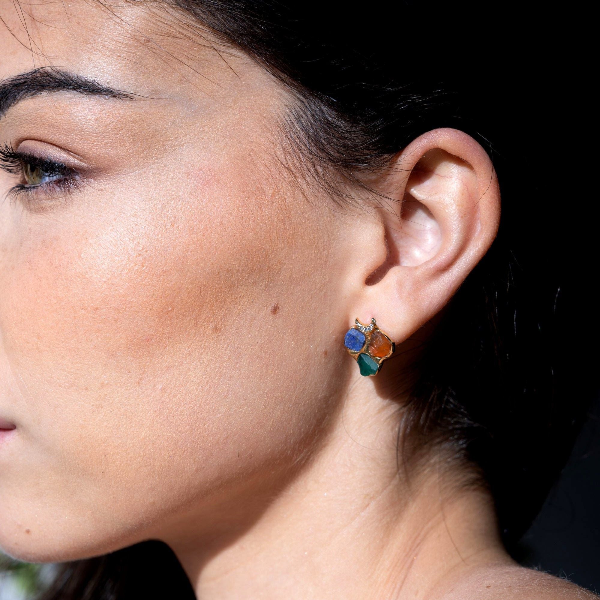 Cluster Stud Earrings