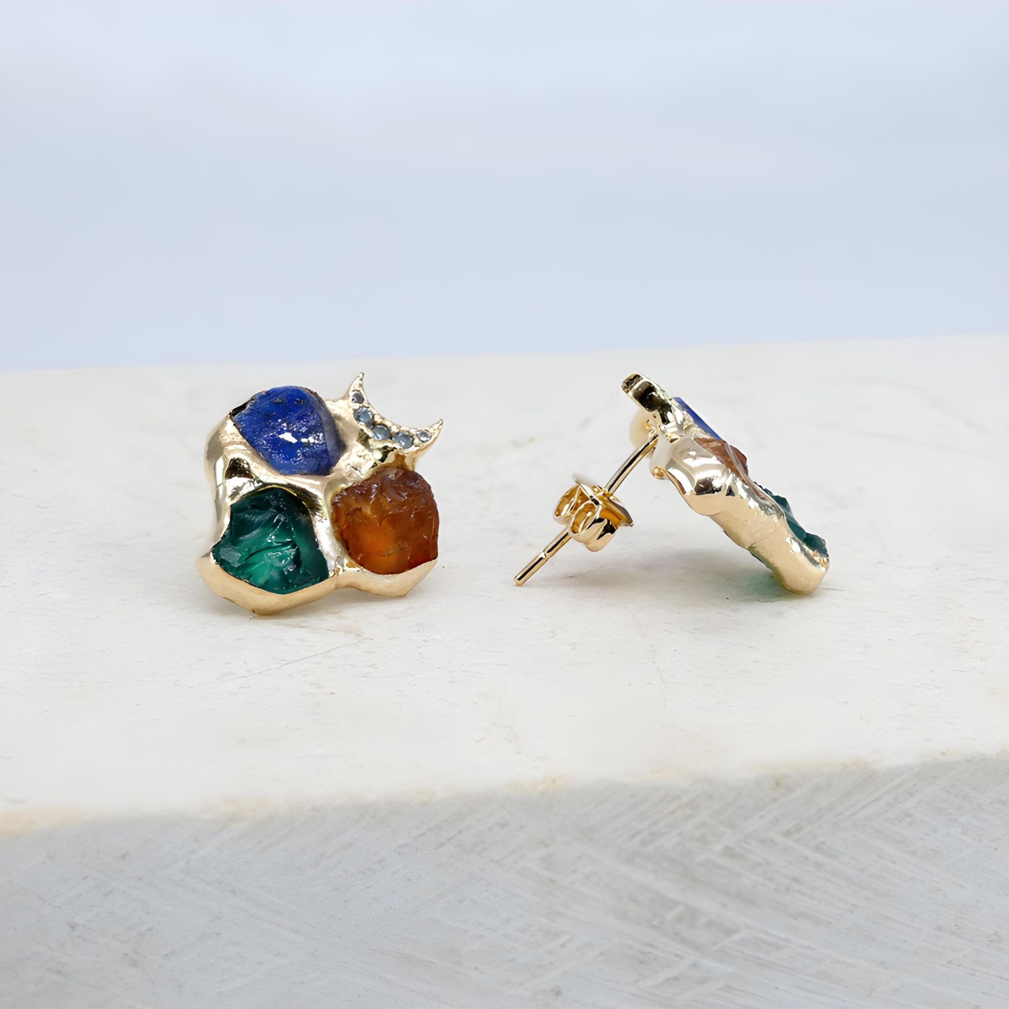 Cluster Stud Earrings