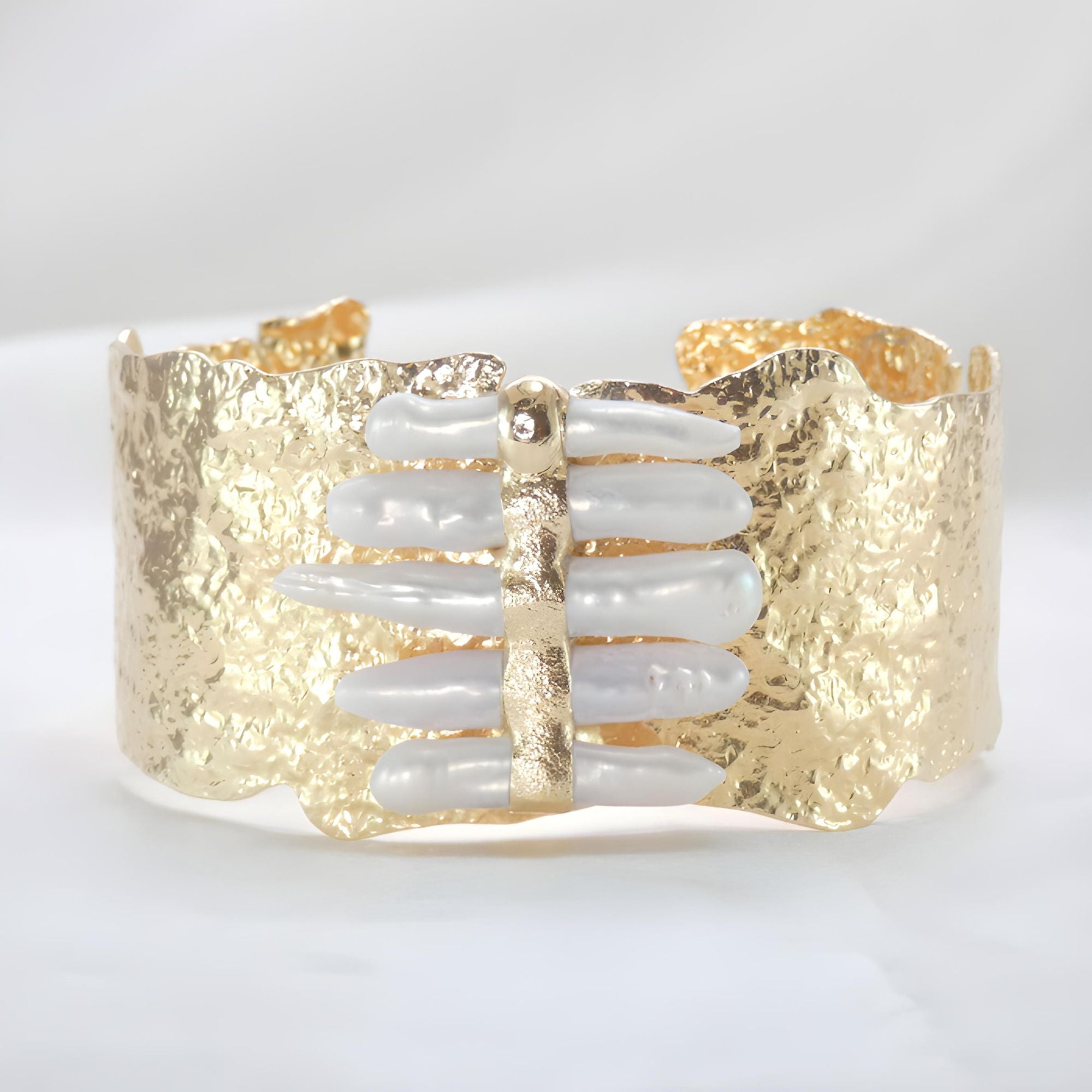 Pearl Wide Bracelet