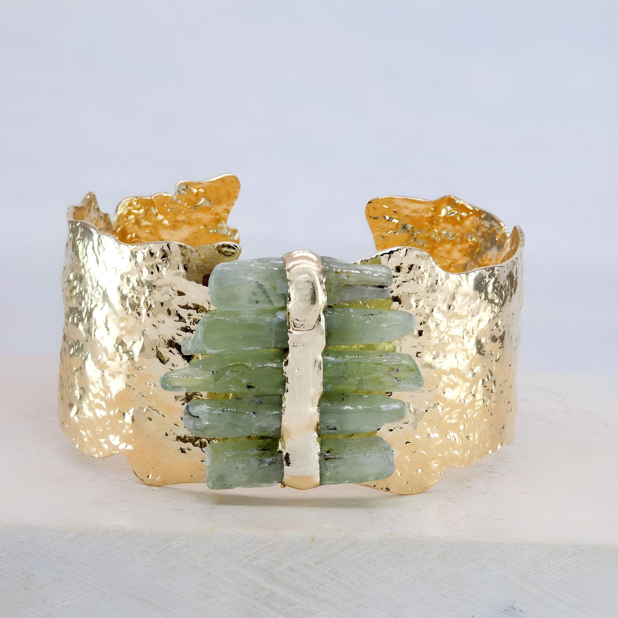 Kyanite Wide Bracelet