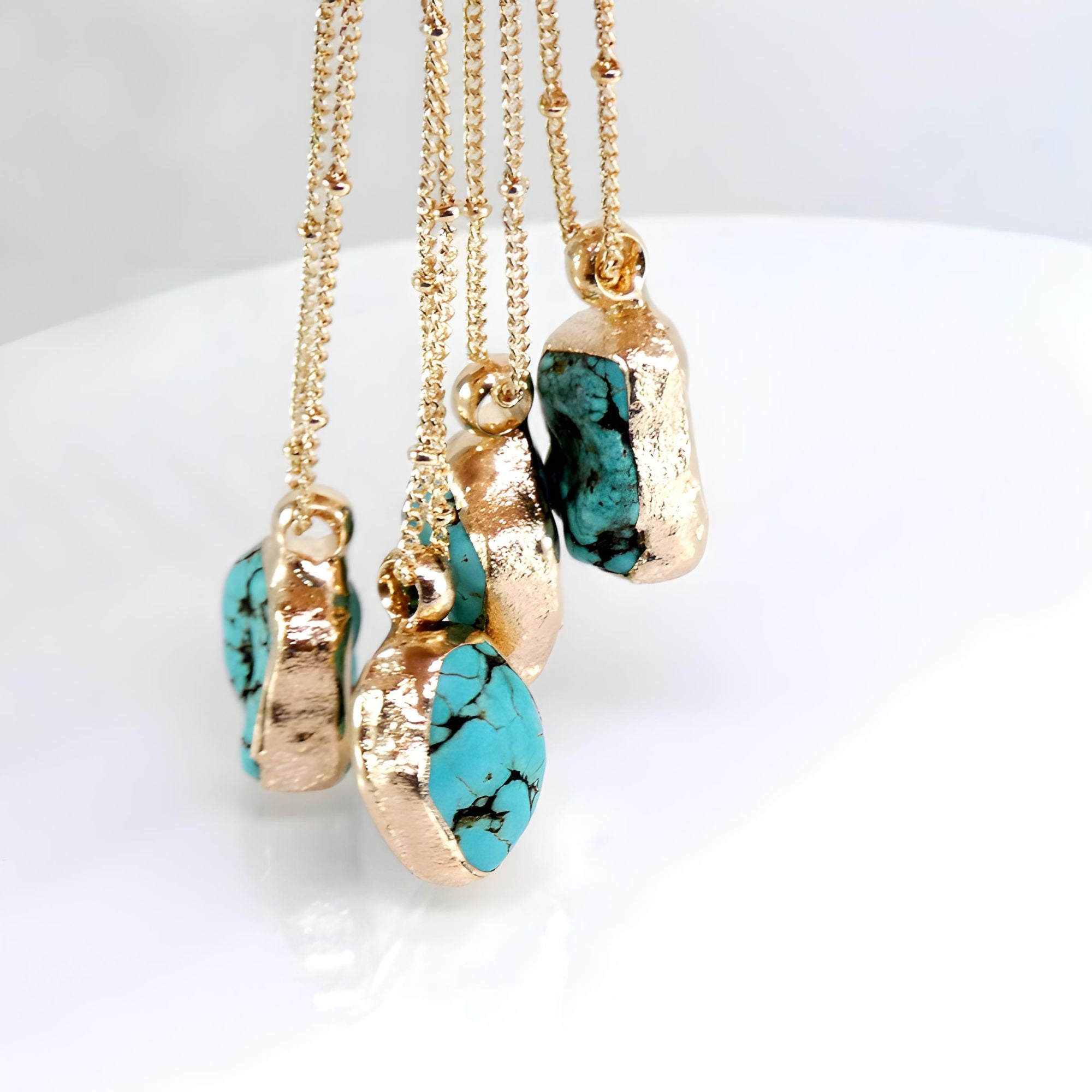 Turquoise Nugget Necklace