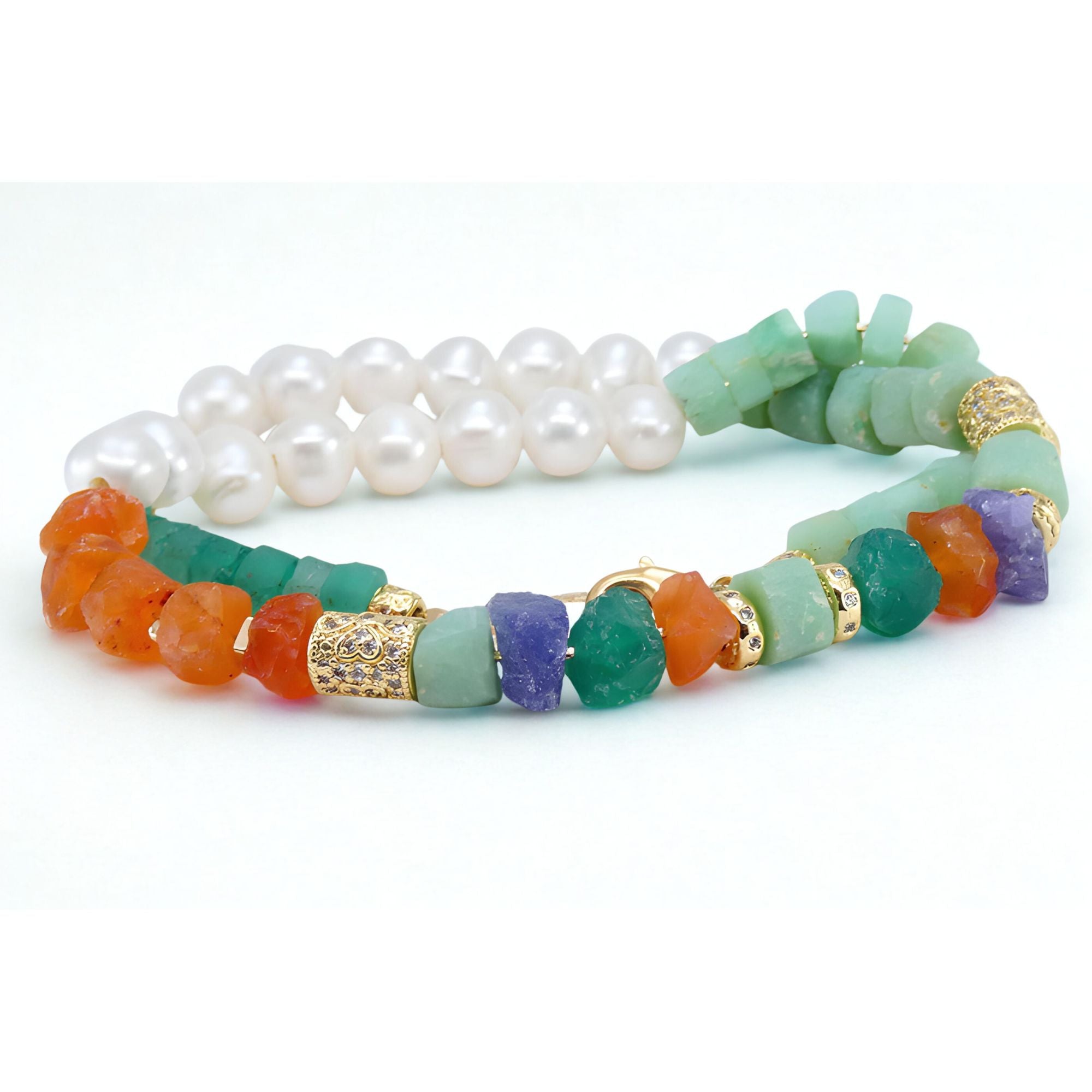 Semi Precious Beaded Necklace