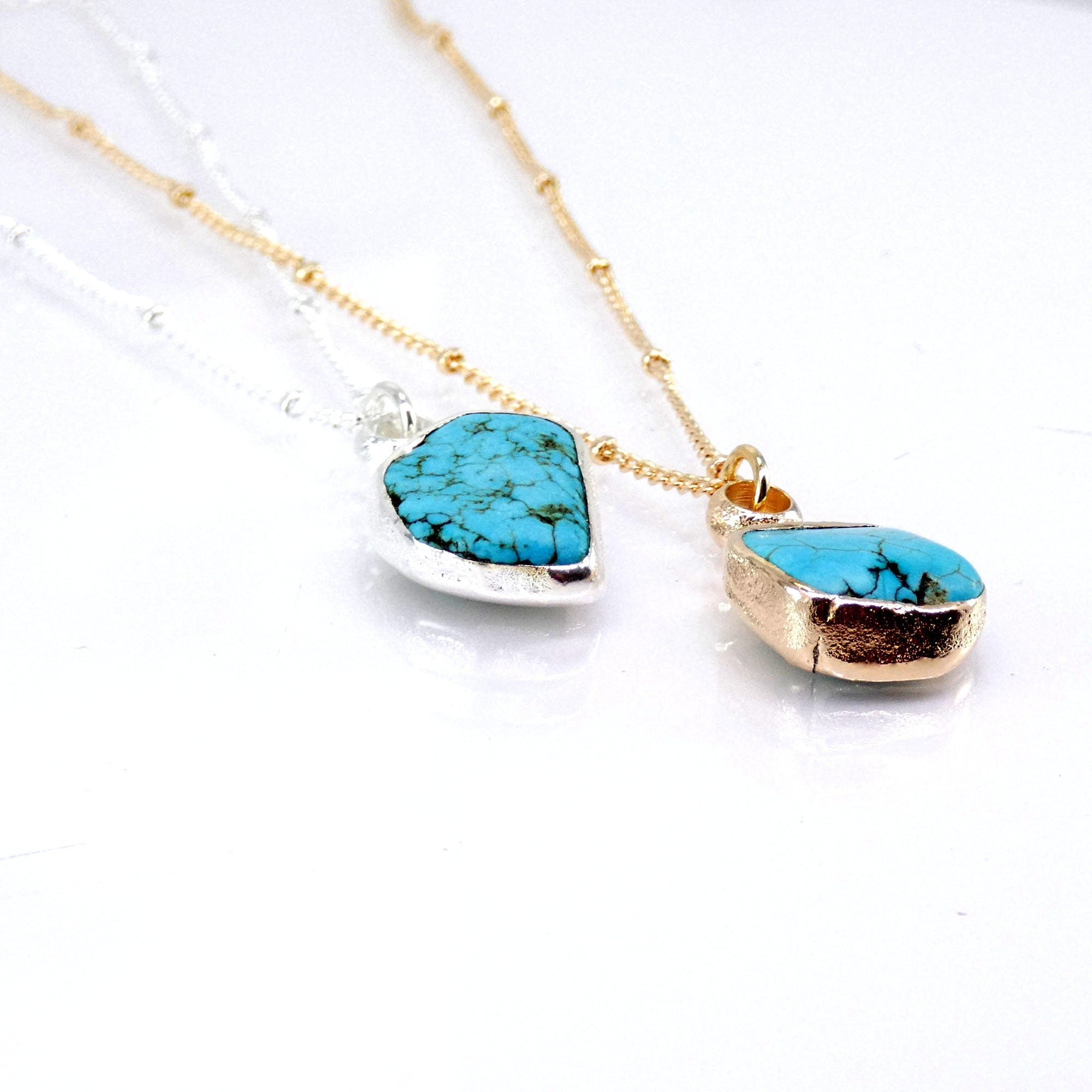 Small Slab Turquoise Necklace