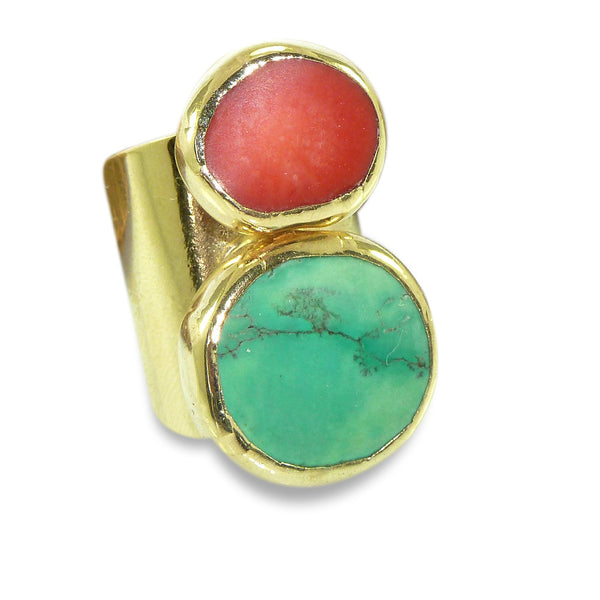 Statement Turquoise Ring.