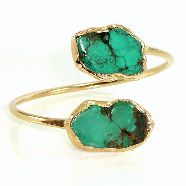 Adjustable Turquoise Bangle.
