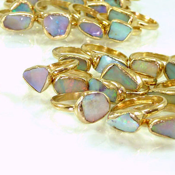 Raw Opal Ring.