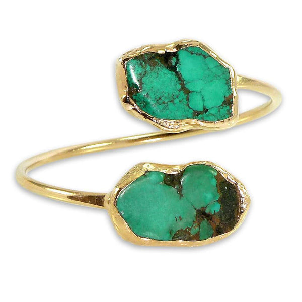 Adjustable Turquoise Bangle.