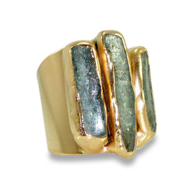 Raw Kyanite Ring.
