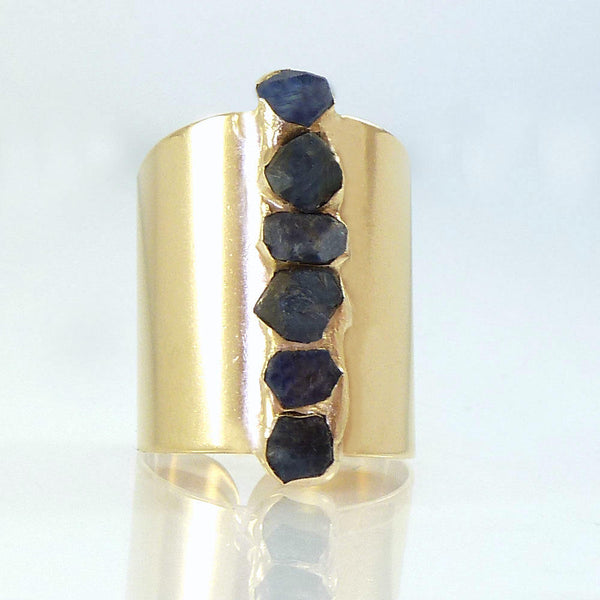 Sapphire Statement Ring.