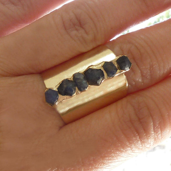 Sapphire Statement Ring.