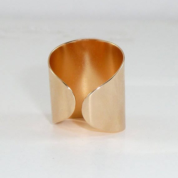 Raw Aquamarine Bar Ring for Women.