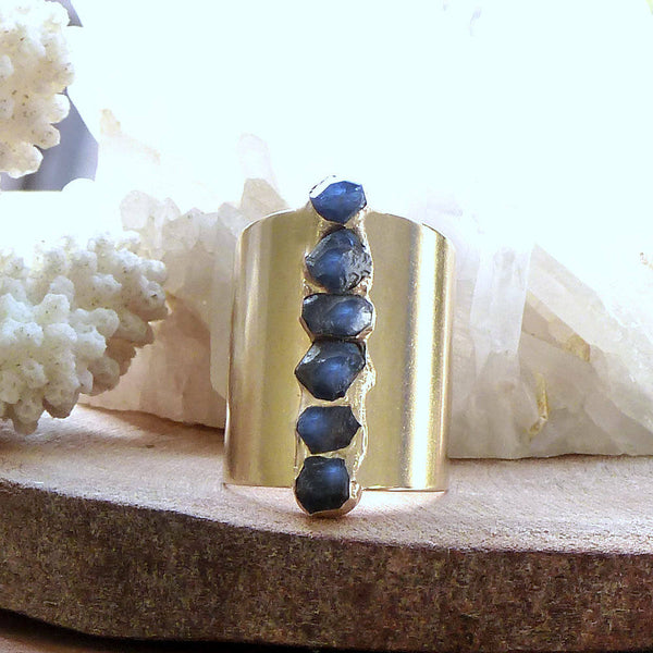 Sapphire Statement Ring.