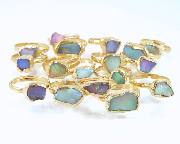 Raw Opal Ring.