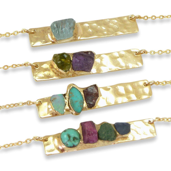 Custom Personalized Birthstone Necklace.