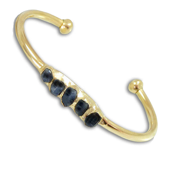 Raw Sapphire Bracelet.
