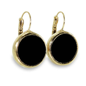 Dangle black Earrings.