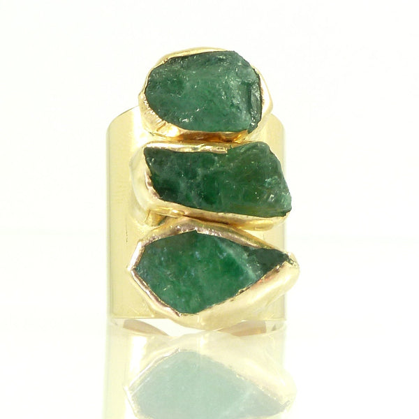 May Birthstone Ring, Emerald Ring.