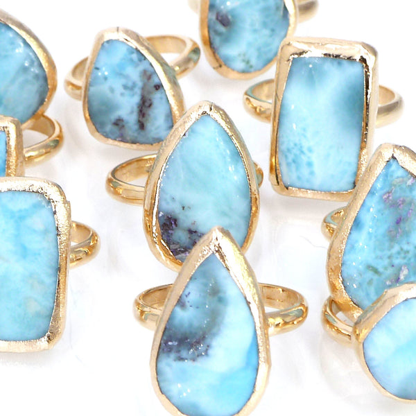 Larimar Engagement Ring.