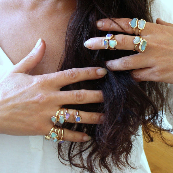 Rough Opal Ring.