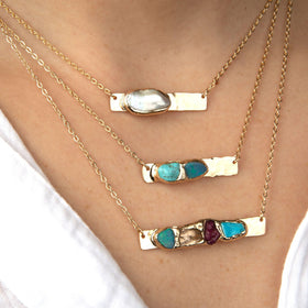 Personalized Bar Necklace.