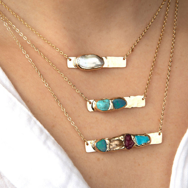 Personalized Bar Necklace.