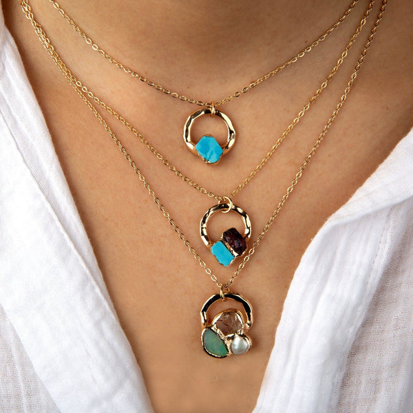 Mothers Meaningful Personalized Necklace.